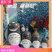 环保 可写字手绘木质 生日礼物俄罗斯套娃6层 段木高装