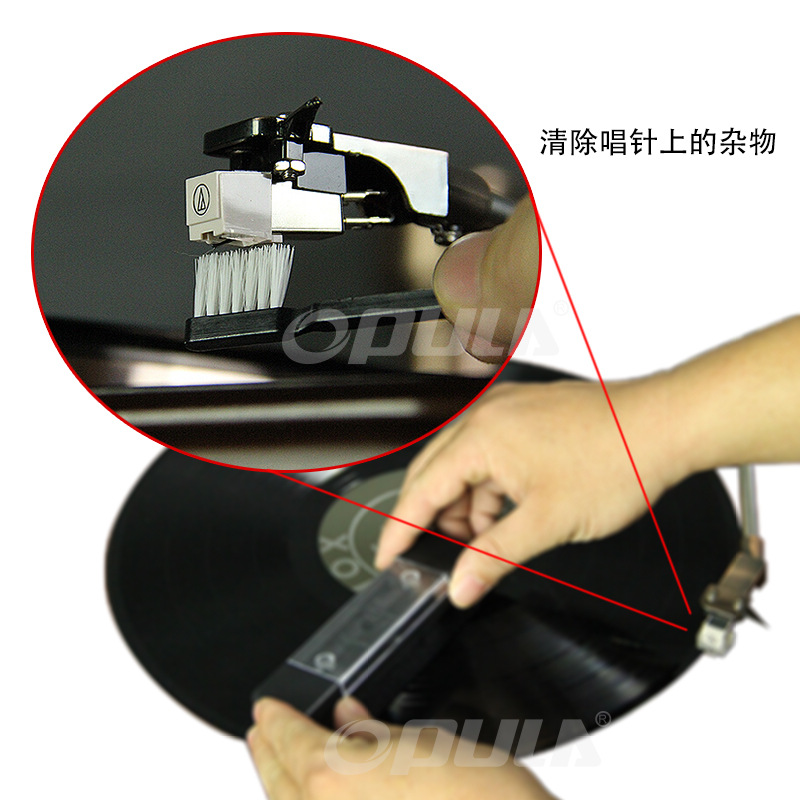 黑胶唱片清洁刷LP黑胶唱片清洗液/剂 /静电刷 防尘 黑胶清洁套装