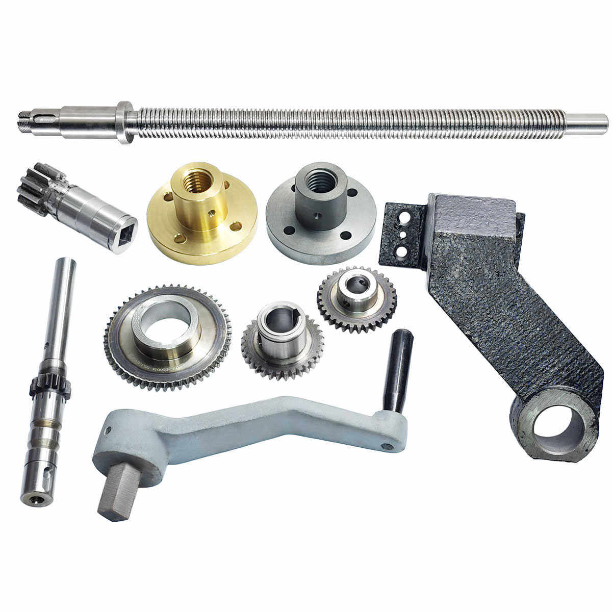 螺母杆c6180a 架支架尾c6163bhk80b把丝机床座宝鸡齿轮尾摇hk63b