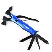 尤利特1303 汽车用破窗器金属救生救援锤 多功能不锈钢安全锤应急