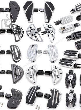 适用赛科龙RA401脚踏板 RA600 AQS4K01改装前脚踏板加大舒适脚蹬