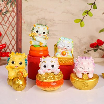财运福禧貔貅盲盒可爱吞金兽卡通树脂公仔家居装饰品摆件惊喜礼物