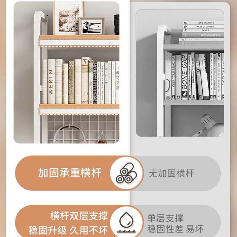 桌面置物架网格电脑桌上学生书桌洞洞板铁艺收纳架子学习桌书架