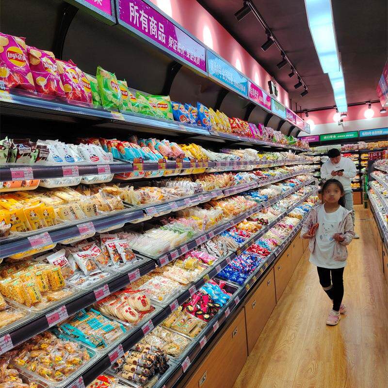 老婆大人款零食货架散称食品货架糖果展示架靠墙单面散称中岛
