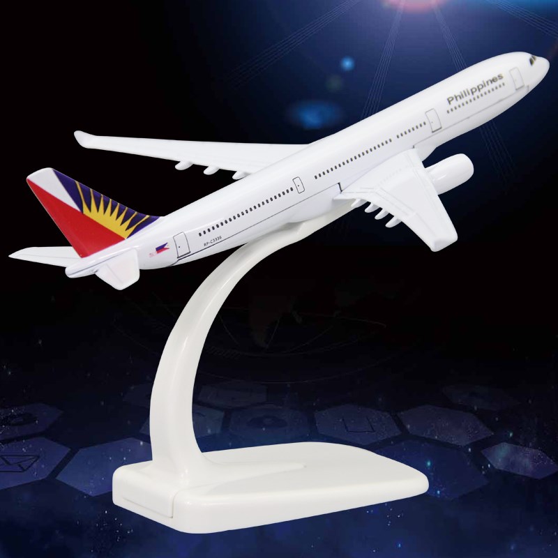 合金飞机模型波音747B777空客320A330菲律宾航Q空客机礼品摆件16c