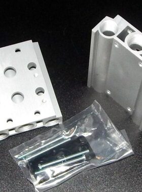 电磁阀底座4V310-10连接汇流板300M-2F3F4F5F6F7F8F9F10F12F位联