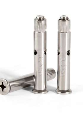 201不锈钢十字沉平头膨胀螺丝内膨z胀平头内置式拉爆镙丝M6M8M101