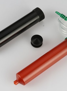 100/300ccl 琥珀色黑色UV点胶针筒 大容量胶桶 点胶机针筒遮光