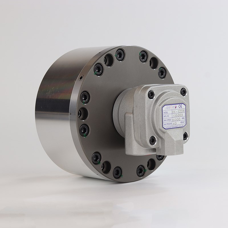 台湾佳贺中实回转油压缸RK-100N RK-125N RH-125卡盘云