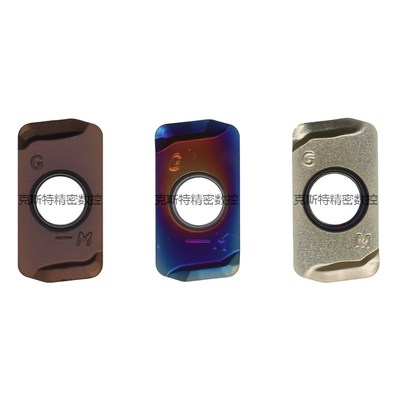 京瓷款快进给铣刀片 LOGU030310ER-GM 钢件不锈钢钛合金铝用