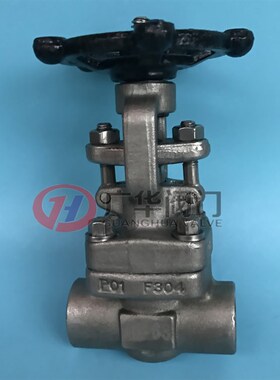 304不锈钢锻钢承插焊闸阀Z61W-64P套焊式钢制直通高压油管闸门