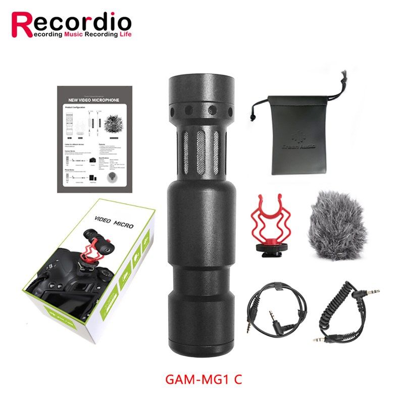 GAM-MG1 手机摄影摄像单反采B访麦克风收音外接电容话筒采访录音
