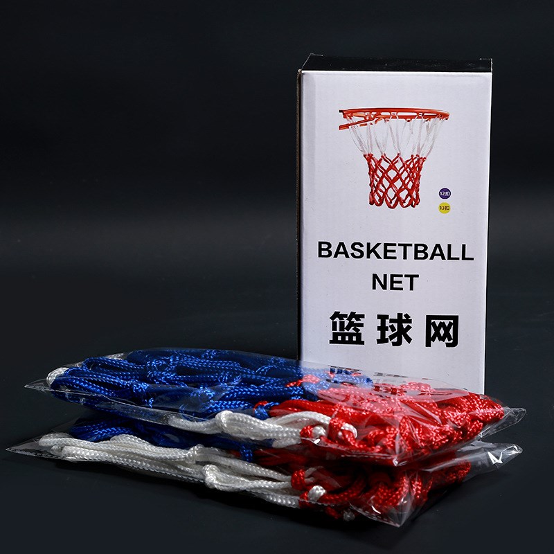 标准篮球网 篮球篮网加长加粗尼龙编织投篮M框圈网 篮球框厂家