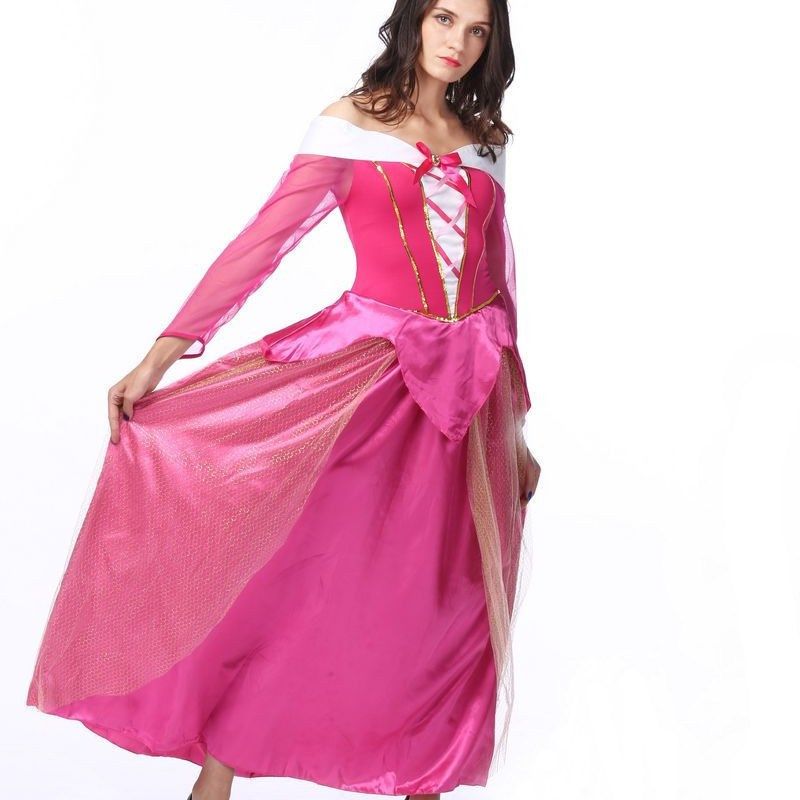 格林童话睡美人爱洛公主裙演出服cosplay服装 T出口万圣节游戏服