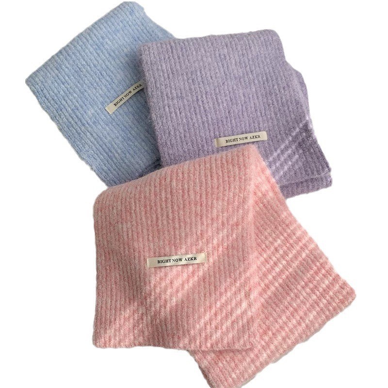 2024新款大h头围毛线帽女秋冬显脸小字母针织帽粉色保暖帽子冷帽