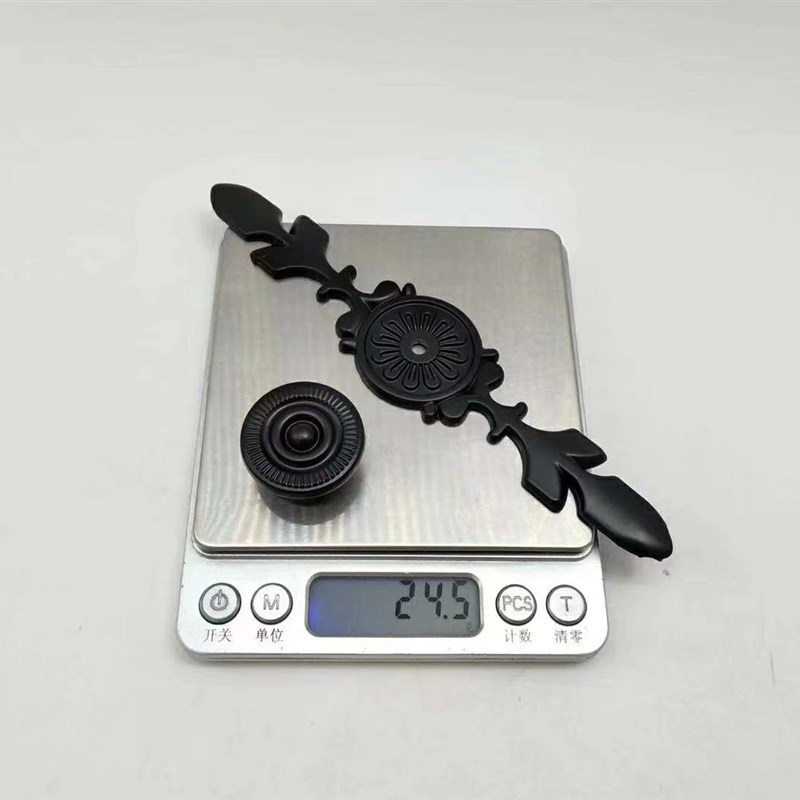 现代简约仿古h拉手 红古铜橱柜拉手青古铜抽屉把手单孔拉手