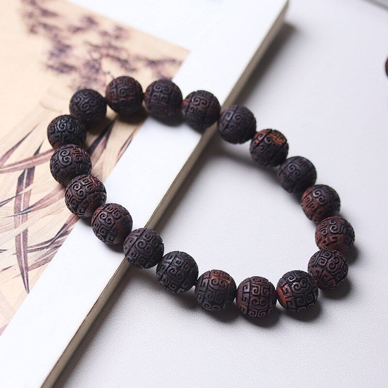 降真香DIY回旋纹款手串规格1.0 1.2男女念珠装饰首饰手.持厂家