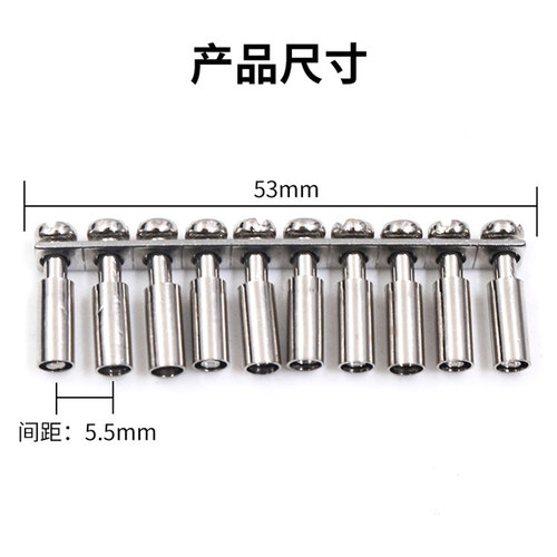 UK3N中心FBI-10-5连接条短接排条并联件接线端子10位P并接片UKK3