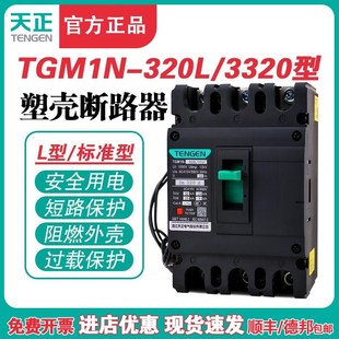 320A空气开关3P TENGEN天正TGM1N 320A塑壳断路器 3320 380V 320L