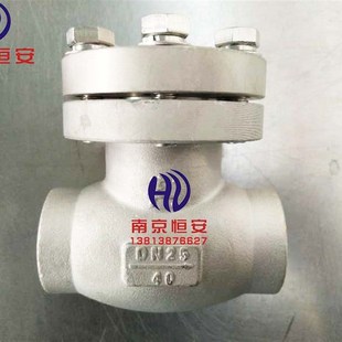 LNG DH61F 液氩 液氮 低温止回阀单向阀 40P不锈钢低温止回阀液氧