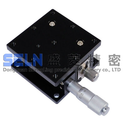 光学Z轴LZ60型交叉导轨微调架 高精度千分尺手动可调升降位移平台