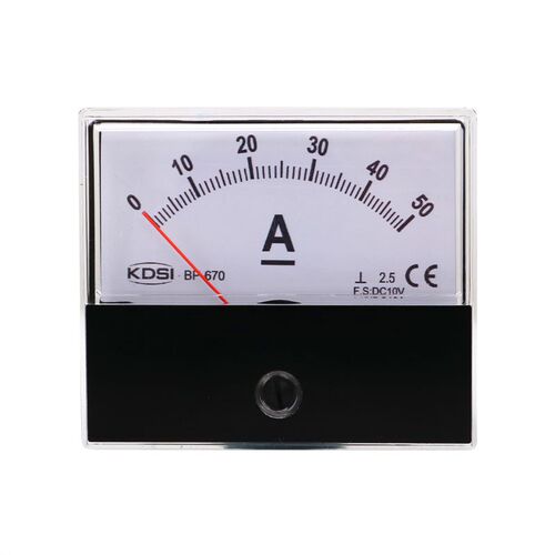 供应 指针显示电表BP-670 DC10V 50A直流电流表 输入0-10V