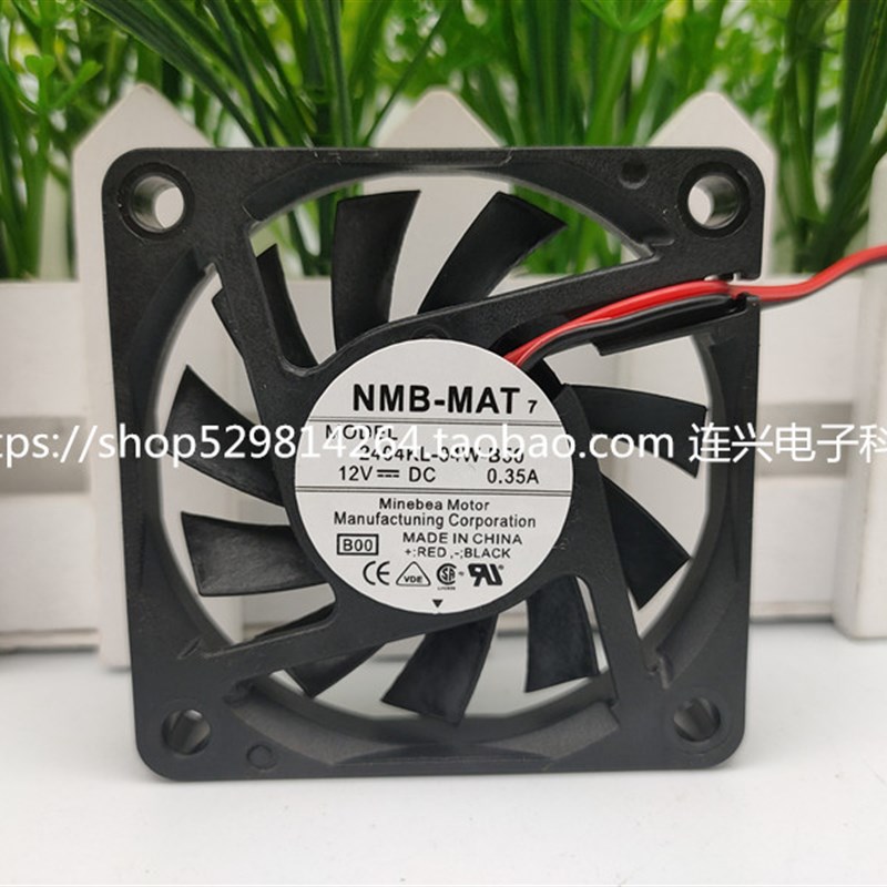 NMB-MAT7 2404KL-04W-B50/B59 12V 0.35A 6010 6CM 超薄散热风扇