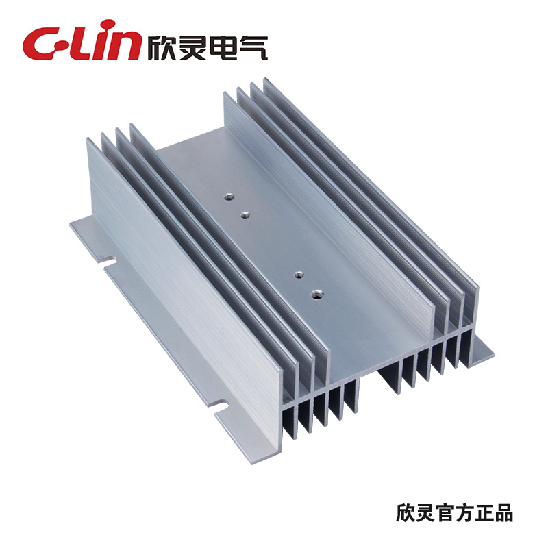 C-lin欣灵HH-063散热器 适用于电流80A以下的单相固态继电器 铝