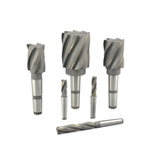 锥柄加长焊接硬质合金螺旋立铣刀镶钨钢洗刀 W最长刃天弘