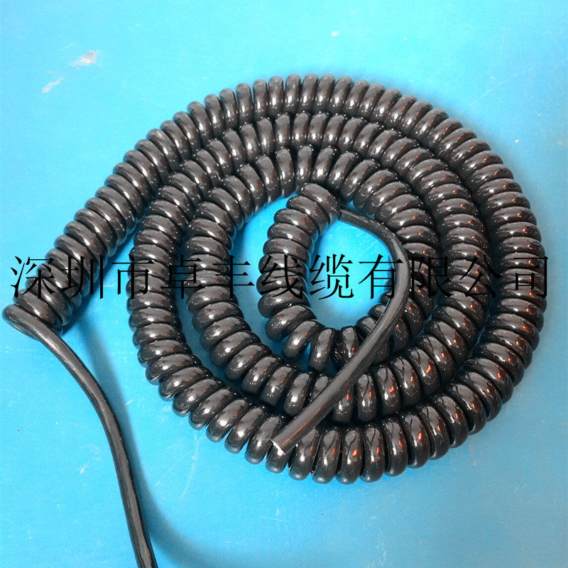 2芯弹簧线 3芯弹簧电线 4芯伸缩线 5芯弹弓线 6芯0.75平方曲线