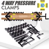 一套4向木工夹固定定位面板固定木工工具