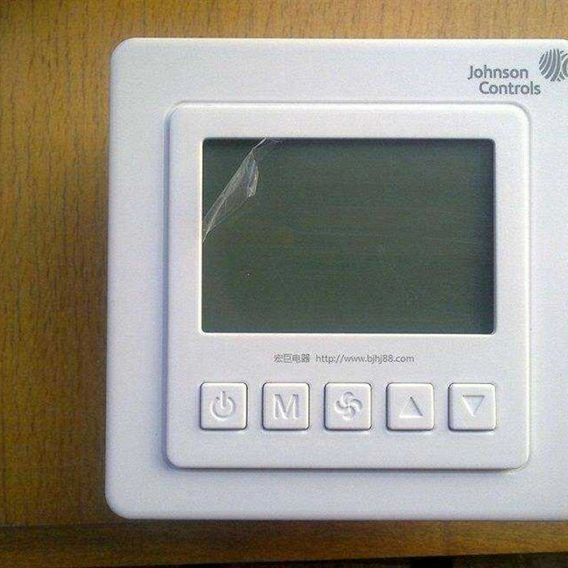 江森中央空调温控器三速开关智能温控液晶显示大屏水机风机盘管