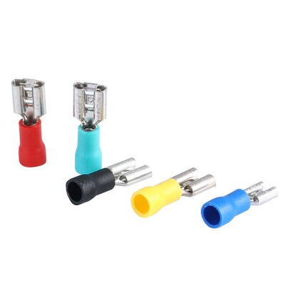 包邮FDDMDD公母预绝缘接头汽车接线端子 快速电源线绝缘冷压端子