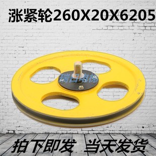 日立电梯涨紧轮260X20X6205 置涨紧轮涨绳轮电梯配件 限速器涨紧装