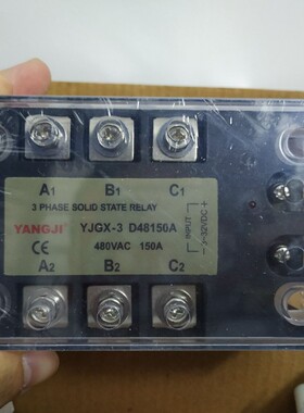 阳继YANGJI 三相交流固态继电器 YJGX-3 D48150A (150A/480A)