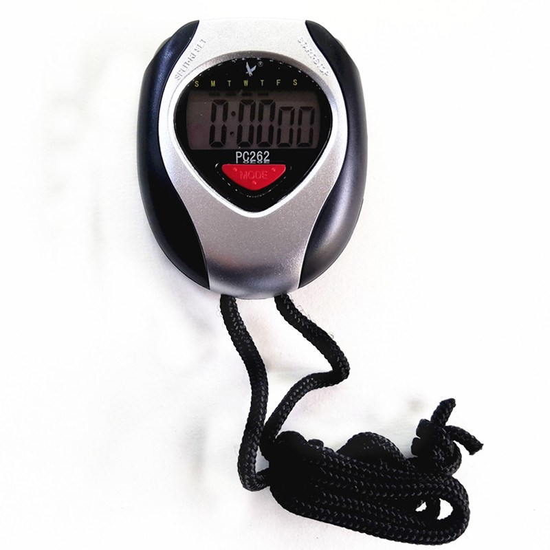 天福PC262单排2道秒表体育计时器电子跑表 TF307大屏显示PC396