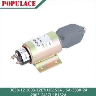柴油机熄火控制器开关SA-3838-12/24 2003-12/24E7U1B1S2A 12V24V