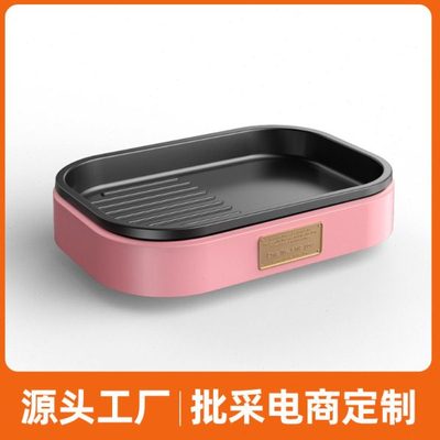 插电牛排煎锅专用麦饭石平底锅不粘煎迷你小电煎蛋烤肉神器包邮批