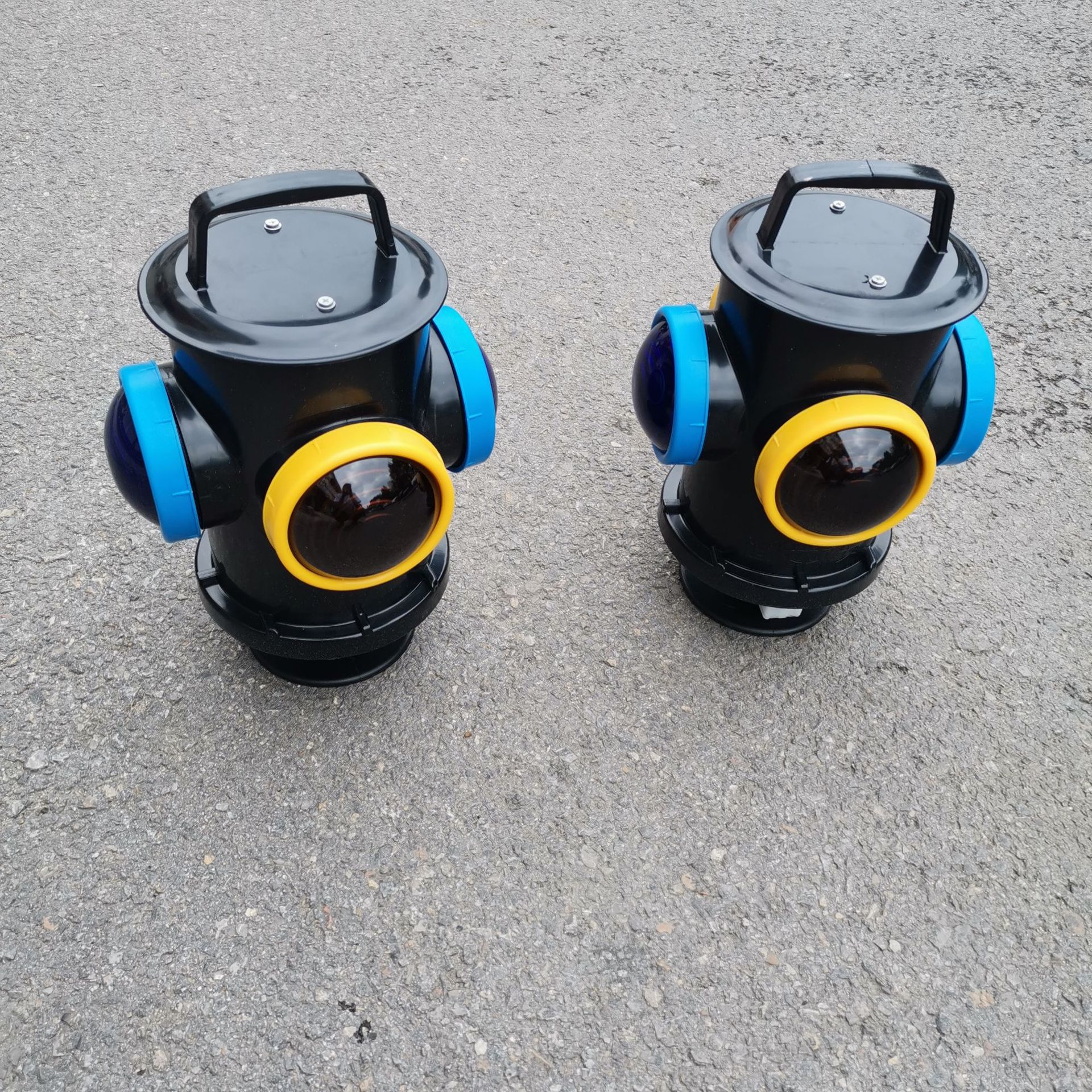 充电式信号灯 铁路轨道转辙器警示灯 钢轨道岔脱轨信号指示灯