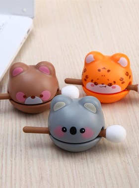 小木鱼敲解压玩具公德办公室桌面摆件治愈系情绪稳定神器可爱青蛙