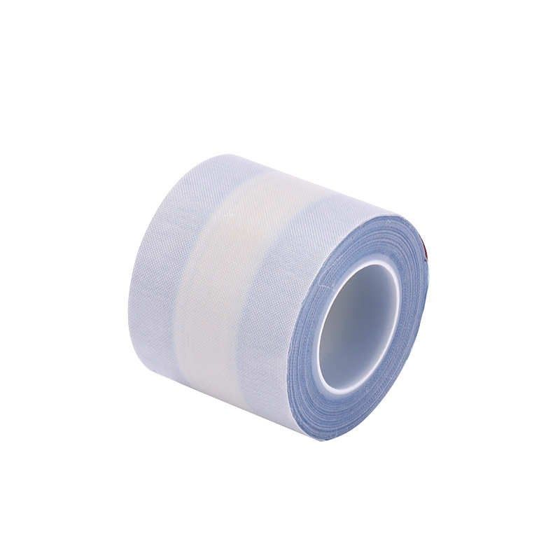 特氟龙中间无胶两边有胶间隔胶布耐磨封口机用高温铁氟龙绝缘胶带