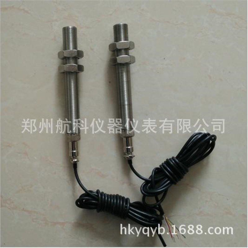 适用于无源磁电转速传感器 汽轮机测速探头 M16x1尺寸规格航科