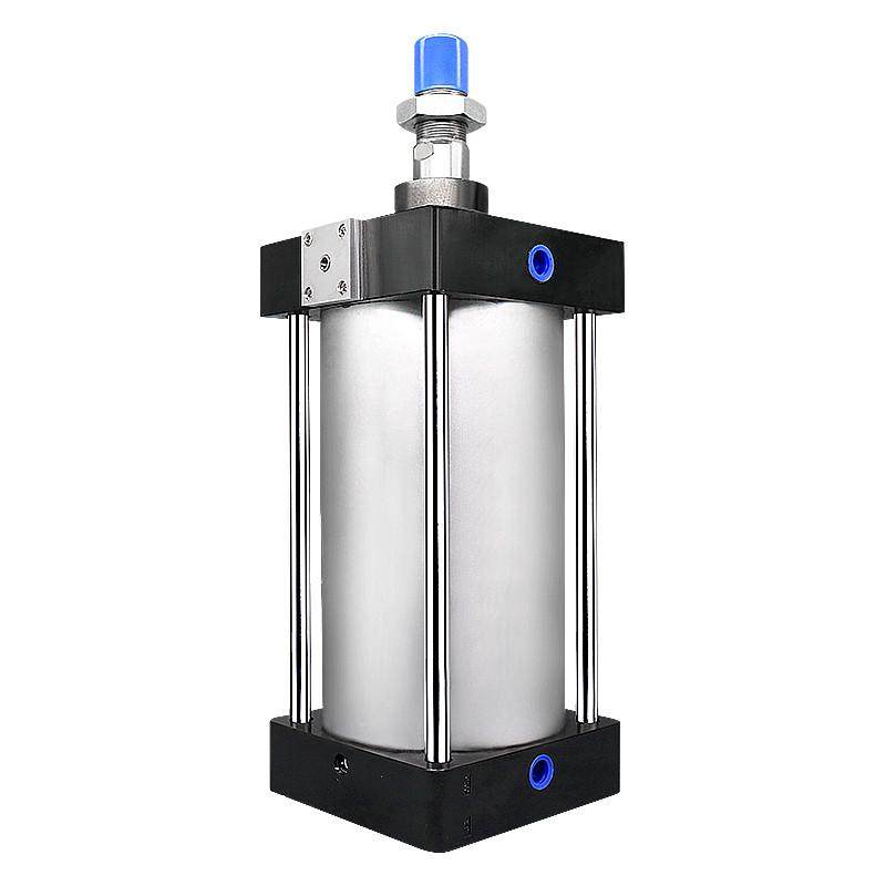 亚德客SCLB前后带锁气缸SCLF40/50/63/80/100/125/160/200X50X100