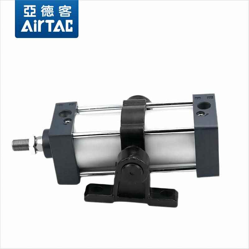 亚德客带中摆支架标准气缸SC32/40/50/63/80/100X25100/500S-TCM1