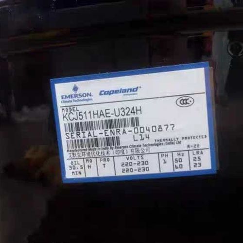 KCJ511HAE-U324H KCJ511HAE-B321H谷轮制冰压缩机RR81C1E-IAZ-101