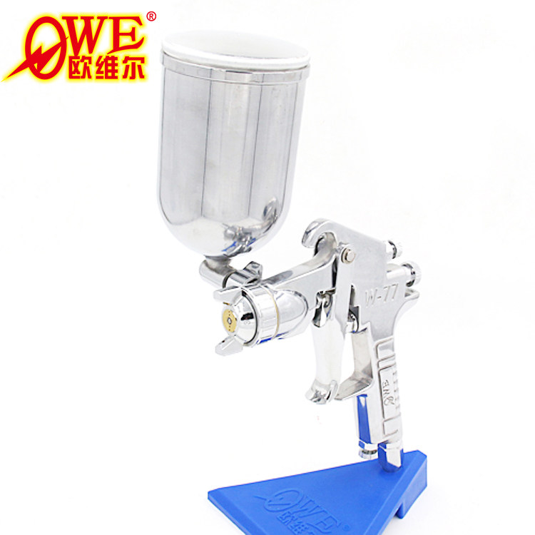 原装台湾欧维尔 W-77G 重力式气动油漆喷涂枪 喷漆枪涂料枪 上壶,农用物资,苗木固定器/支撑器,淘宝优惠券,粉丝福利购,淘宝优惠卷