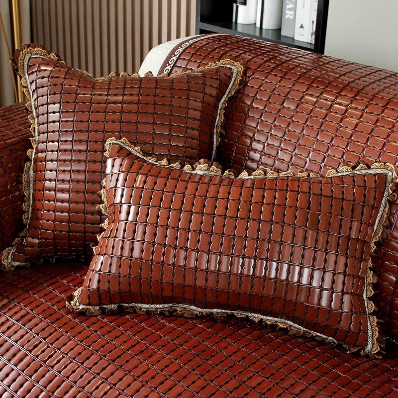 夏季冰凉凉席抱枕套夏天沙发靠枕客厅靠垫靠背垫定制枕头枕套腰枕