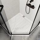 浴室岩板淋浴板卫生间防滑板淋浴房地板石淋浴间地台防滑石垫脚石