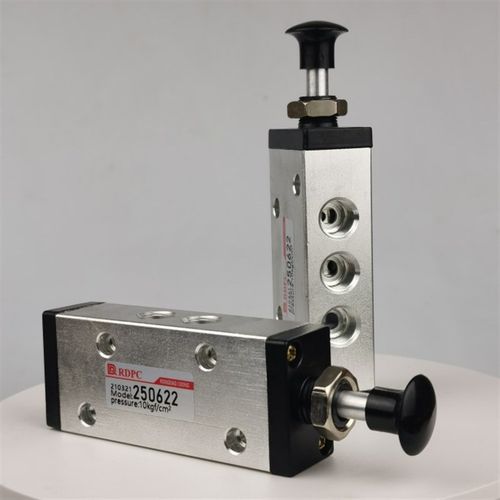 RDPC原装二位五孔手拉XQ250622铝制手动换向气缸控制10公斤耐压