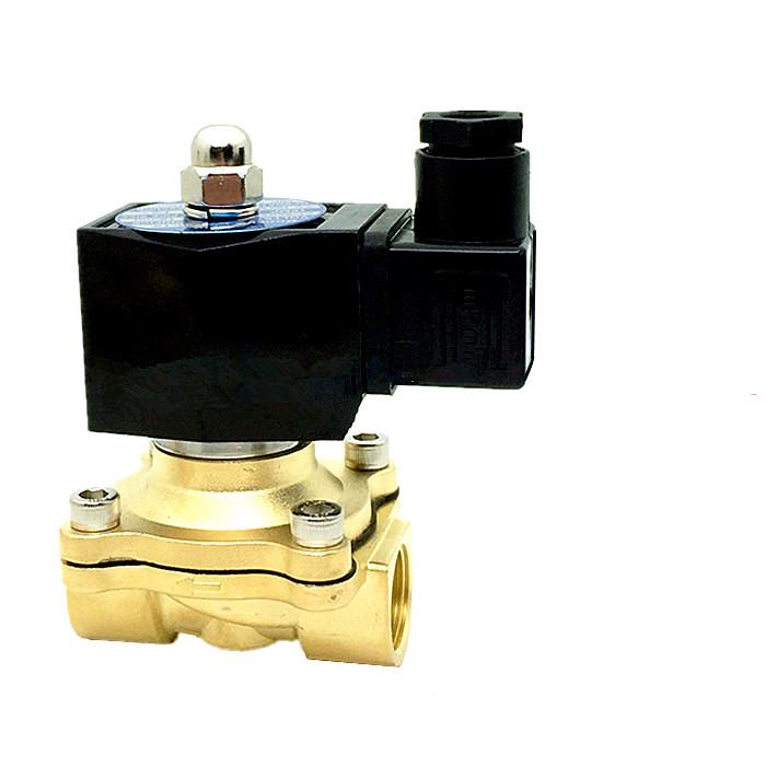 电磁220v常闭4分铜电动开关DN15货车淋水dc24v电磁控制12v